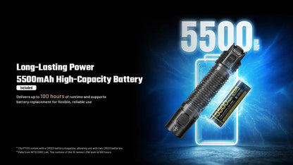 Nitecore P17iX Compact 5000 Lumen Tactical Flashlight with Customizable Controls