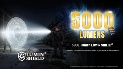 Nitecore P17iX Compact 5000 Lumen Tactical Flashlight with Customizable Controls