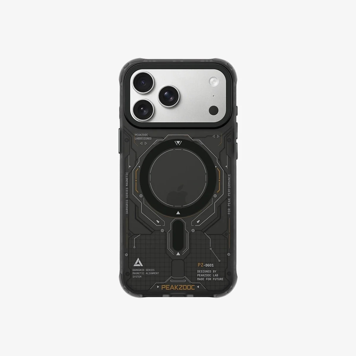 Dark Grid Series Protective Case for iPhone 17 & 18 PRO MAX