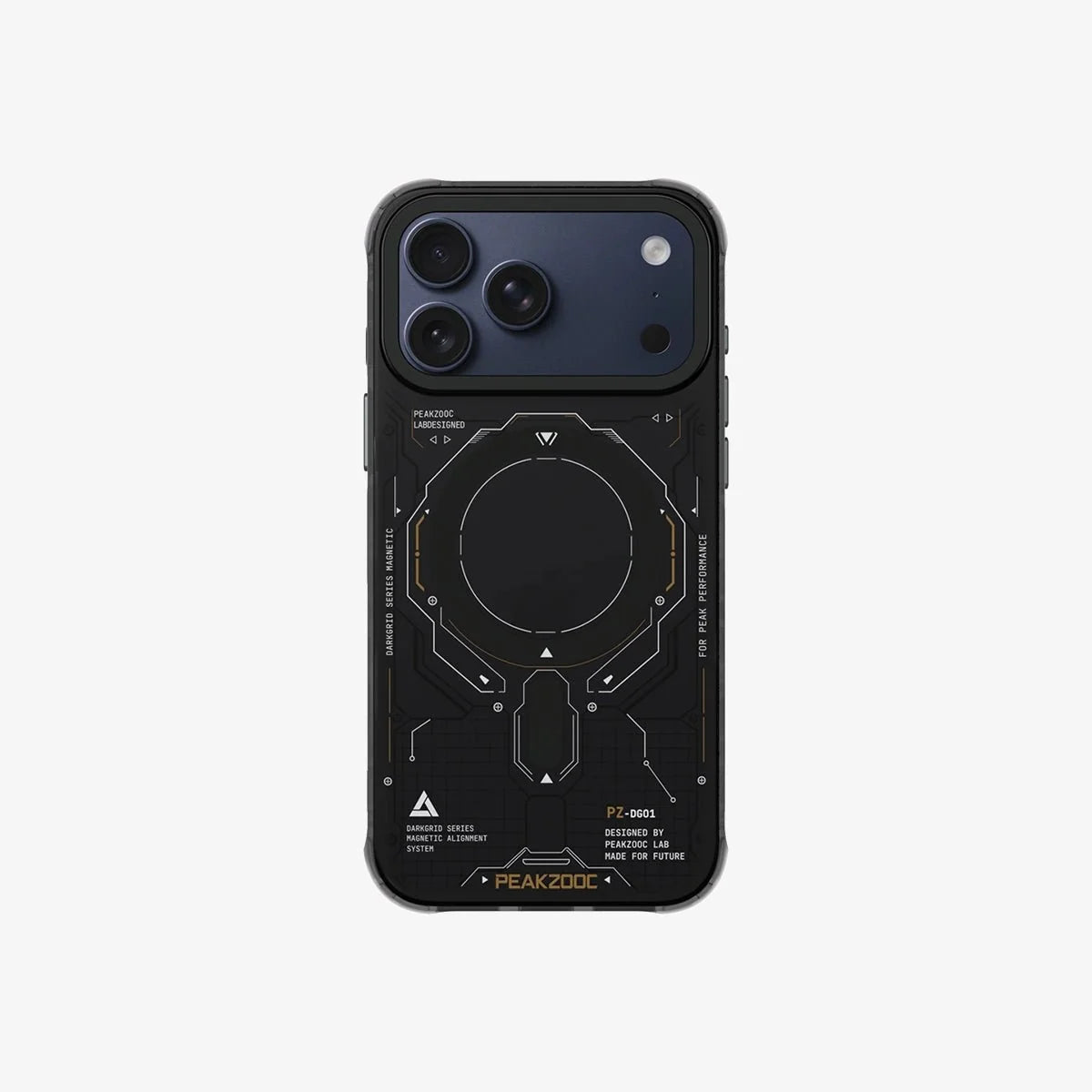 Dark Grid Series Protective Case for iPhone 17 & 18 PRO MAX