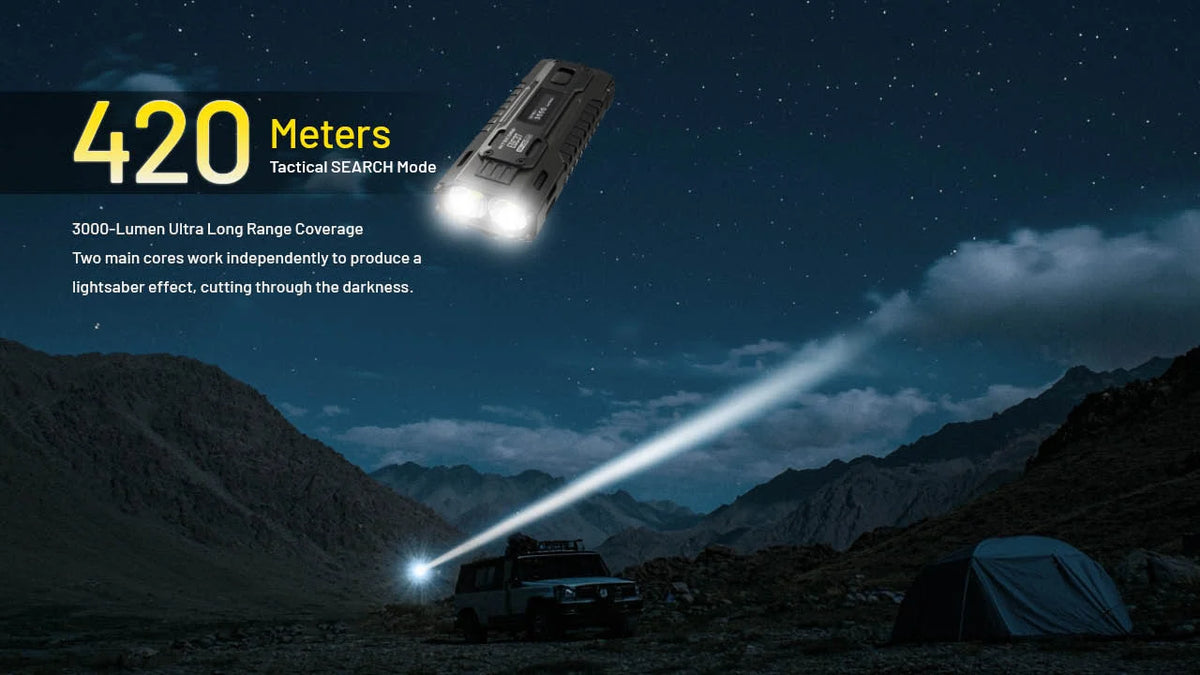 Nitecore EDC37 8000 Lumen USB-C Rechargeable Flat EDC Flashlight