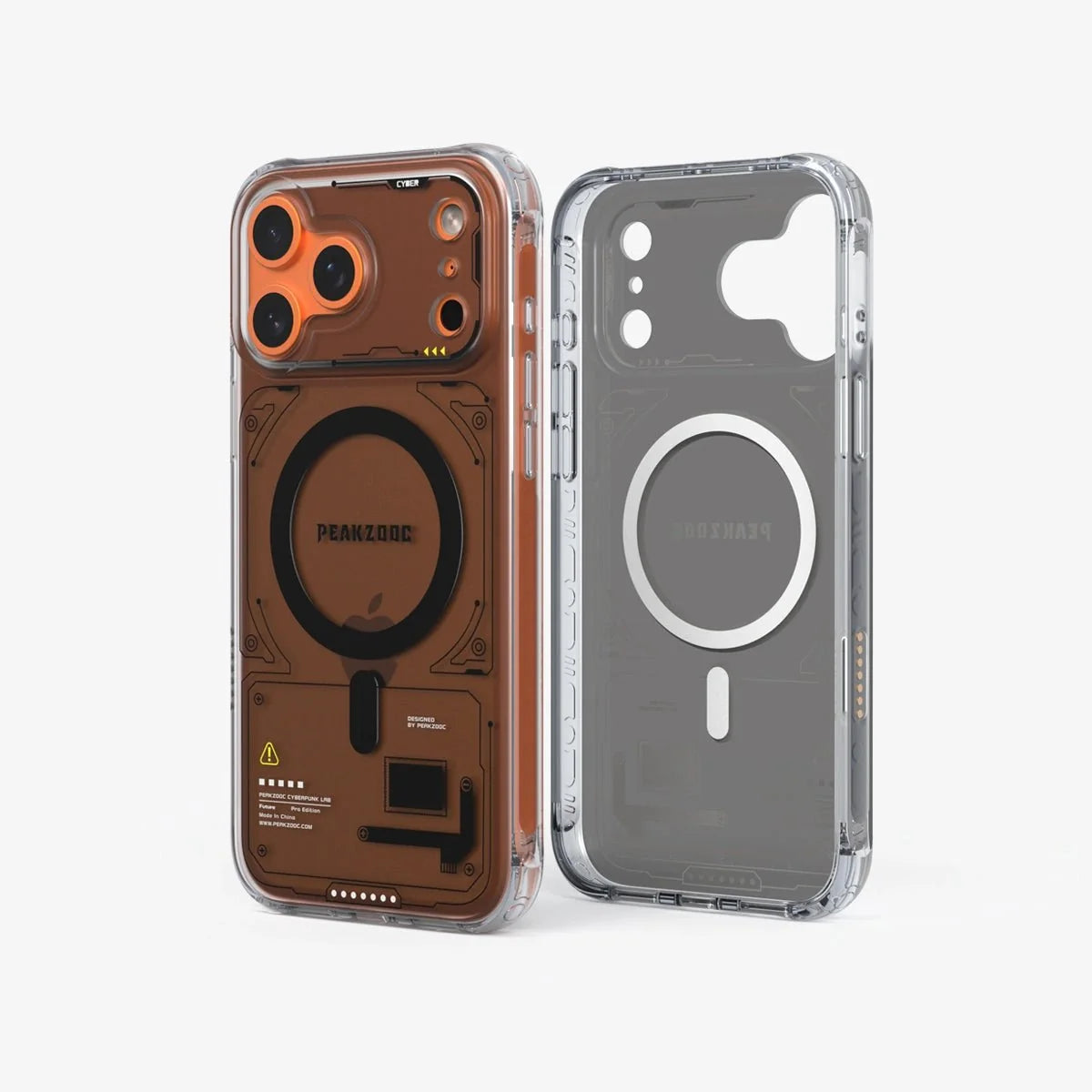 Peakzooc Neuron Series MagSafe Phone Case - Transparent Frame