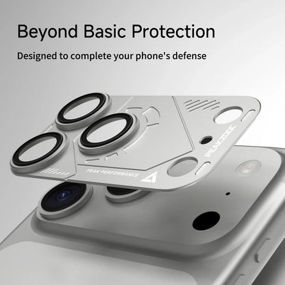 PEAKZOOC PRISM ARMOR Series Integrated Aluminum Camera Lens Armor for iPhone 17 Pro/Pro Max